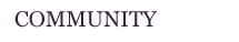 COMMUNITY